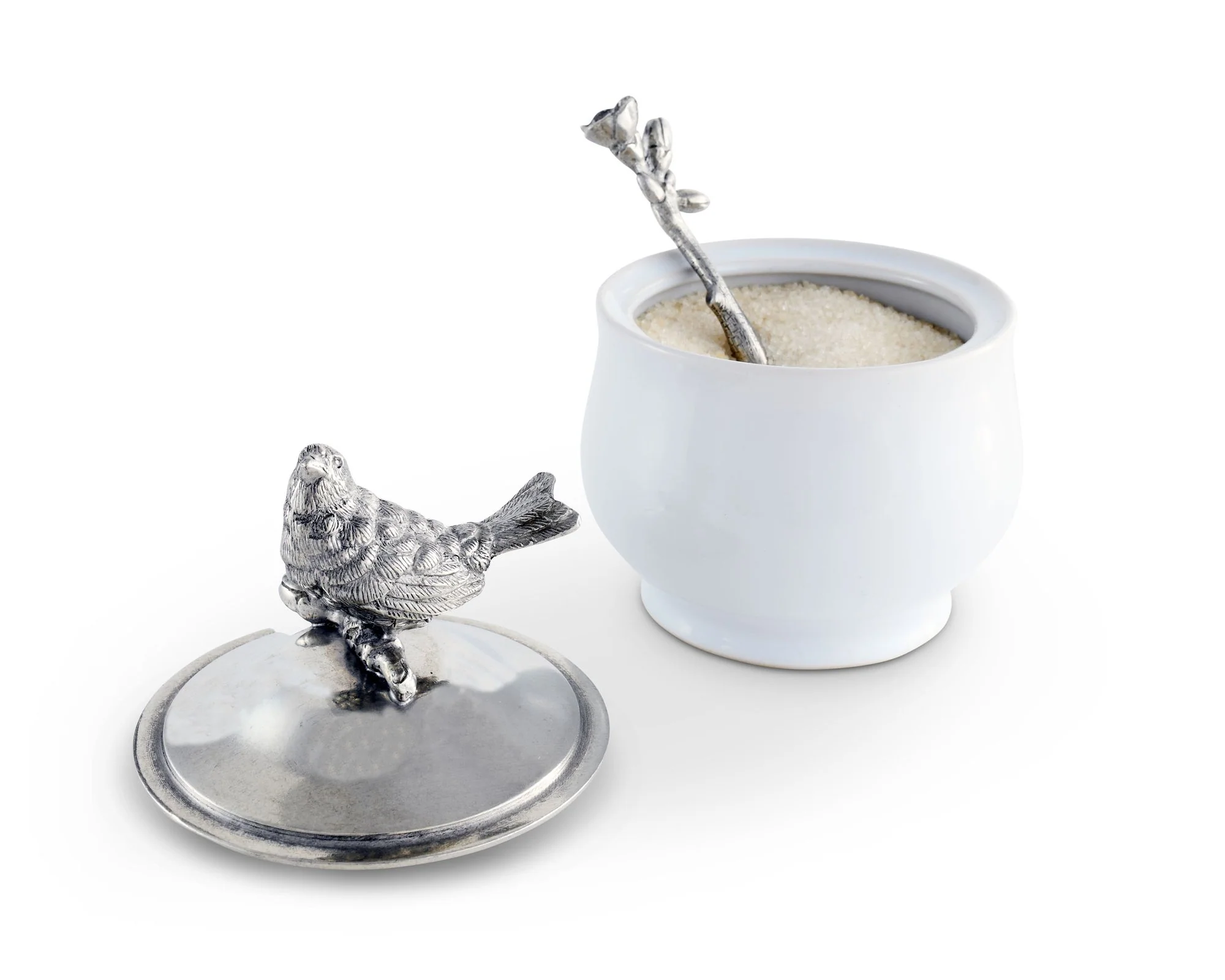 Vagabond House Song Bird Sugar Bowl And Spoon