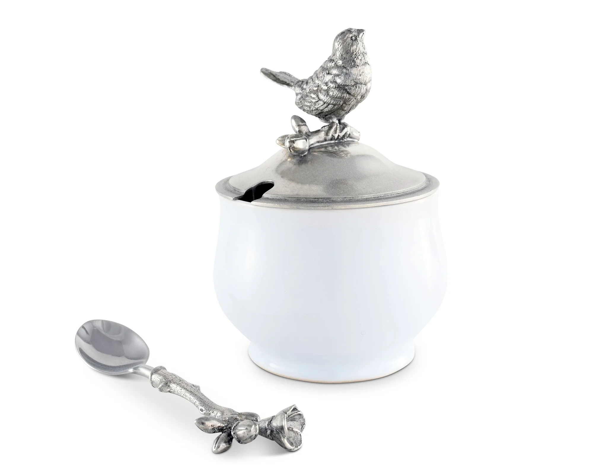 Vagabond House Song Bird Sugar Bowl And Spoon - Image 2