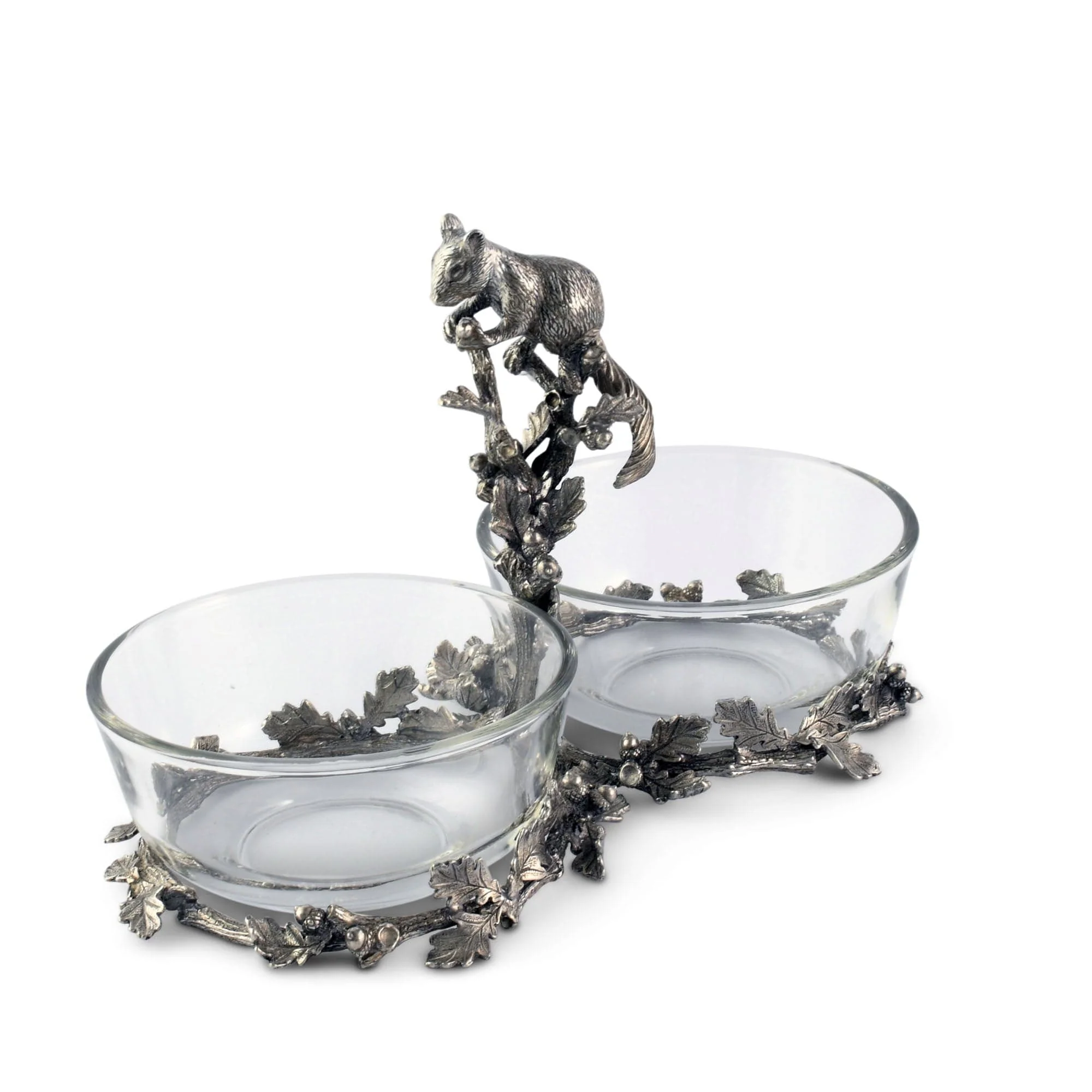 Vagabond House Squirrel Double Dish Condiment Server - Image 2