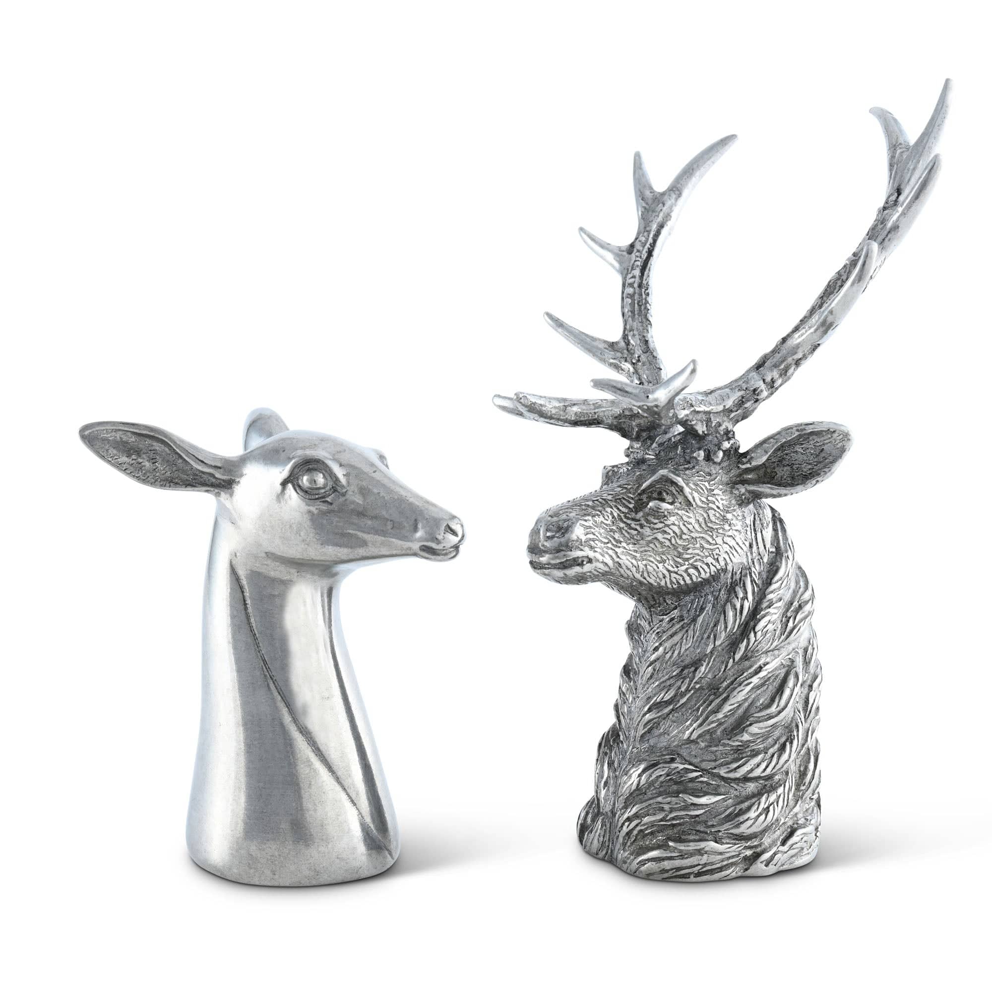 Vagabond House Stag and Doe Salt & Pepper Set