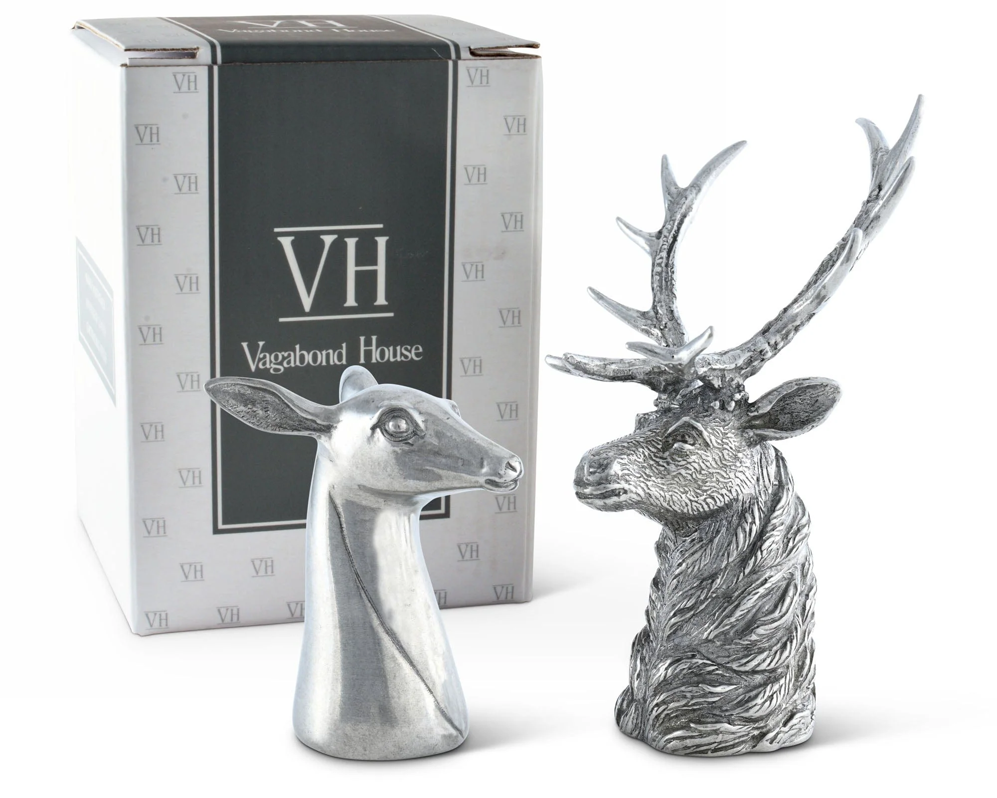 Vagabond House Stag and Doe Salt & Pepper Set - Image 5