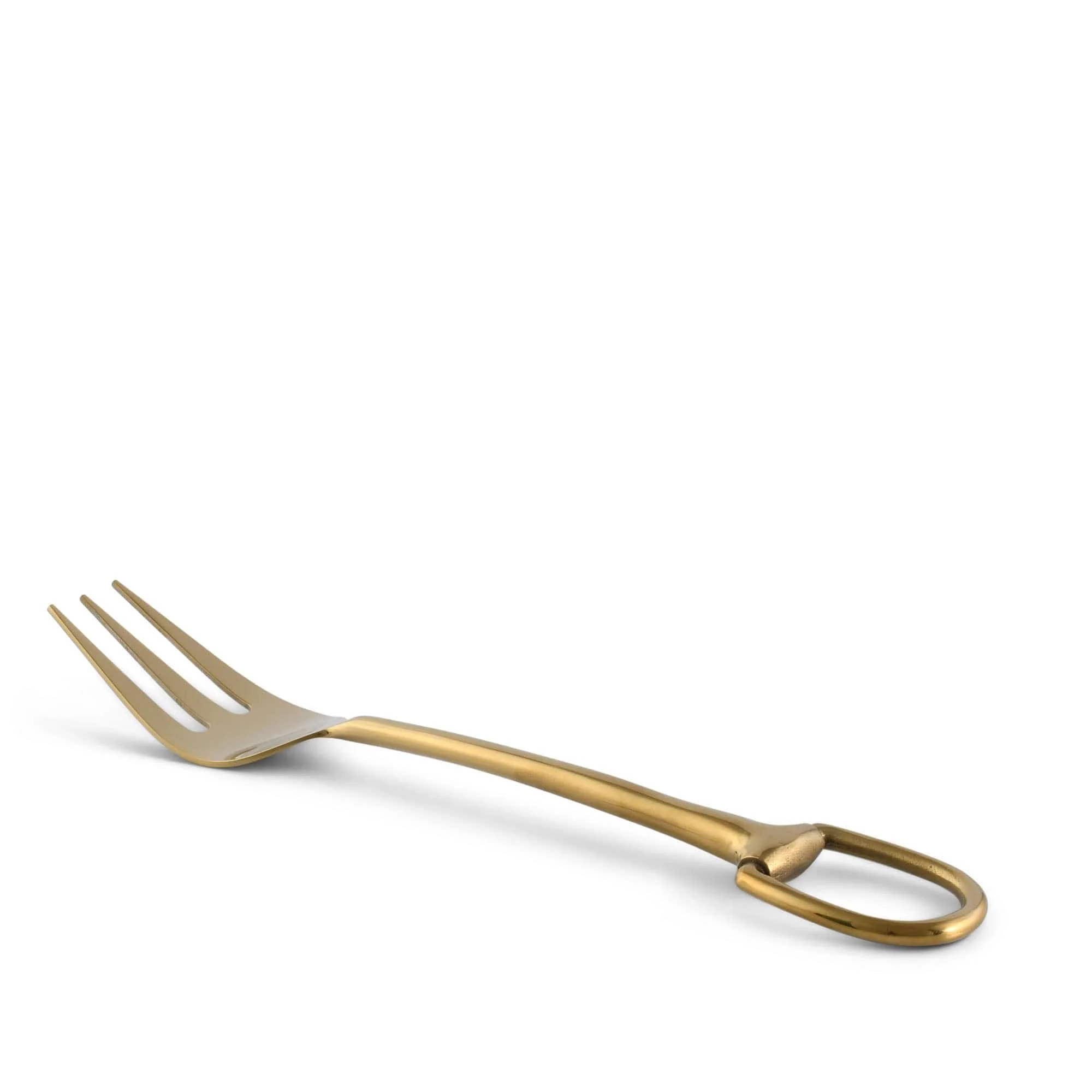 Vagabond House Stirrup Serving Fork - Stainless Steel Shiny Gold - Image 3