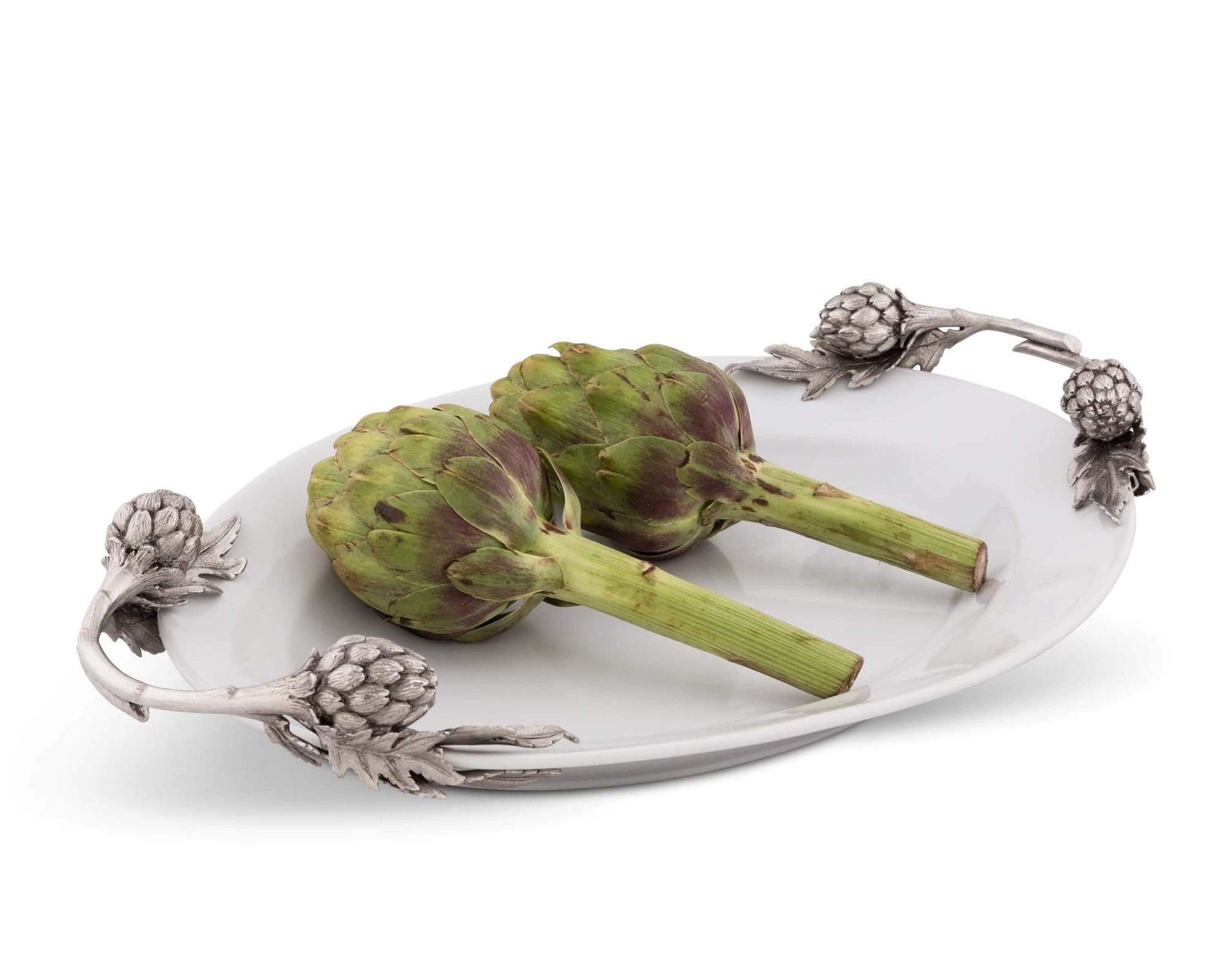 Vagabond House Stoneware Serving Tray - Artichoke