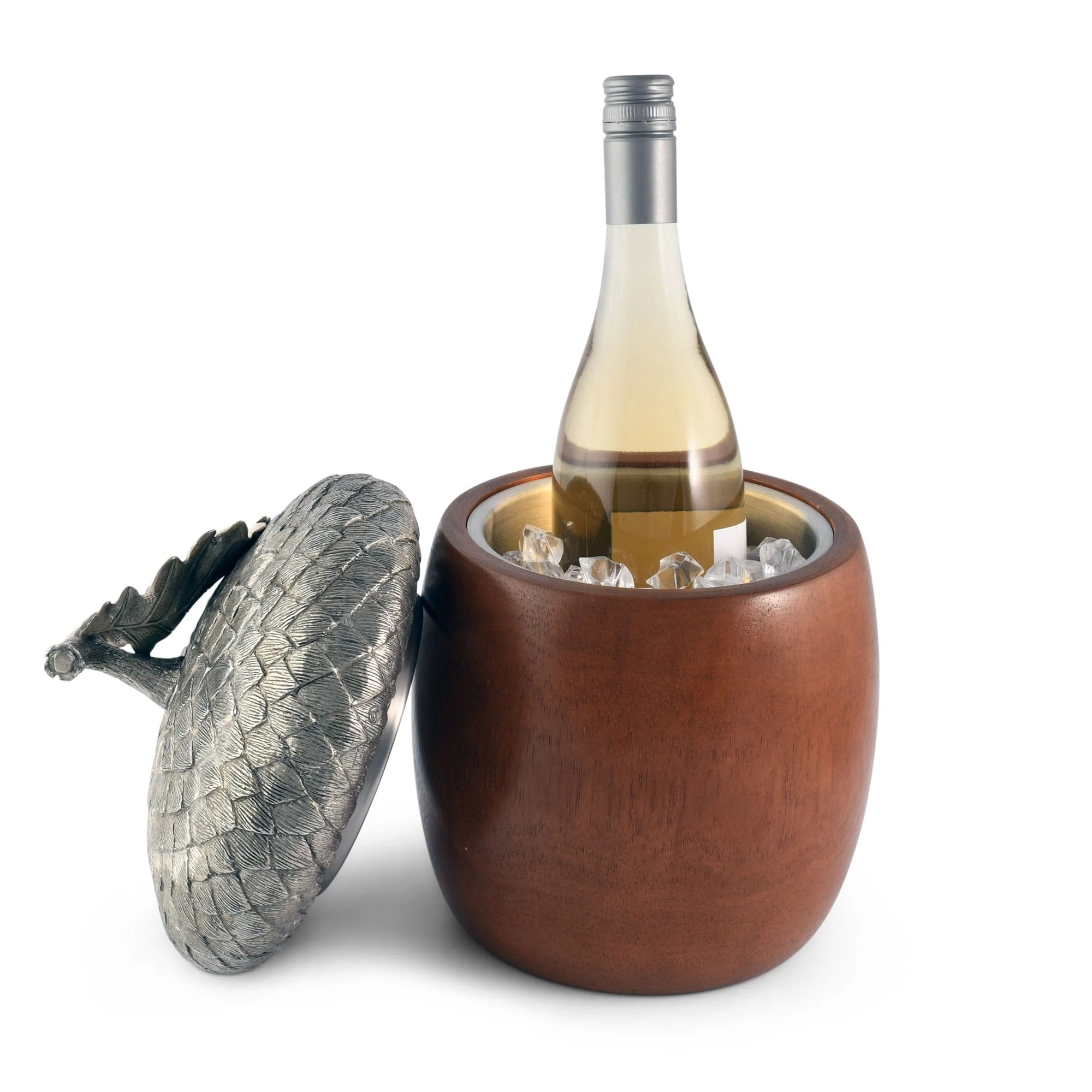 Vagabond House Wood Acorn Ice Bucket - Image 2