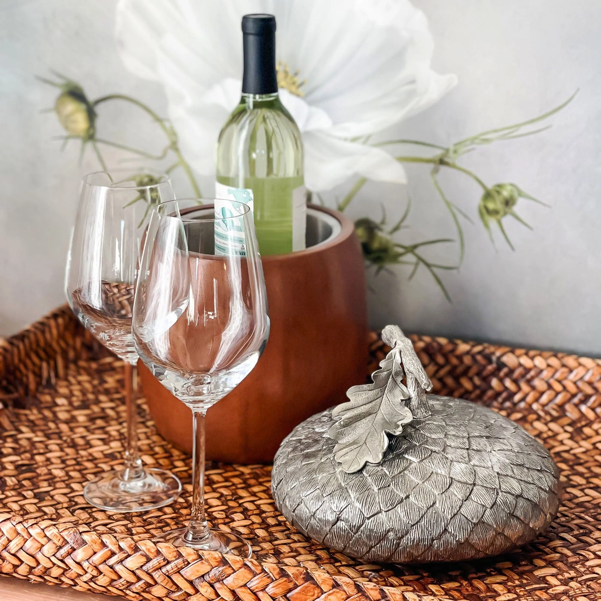 Vagabond House Wood Acorn Ice Bucket - Image 6