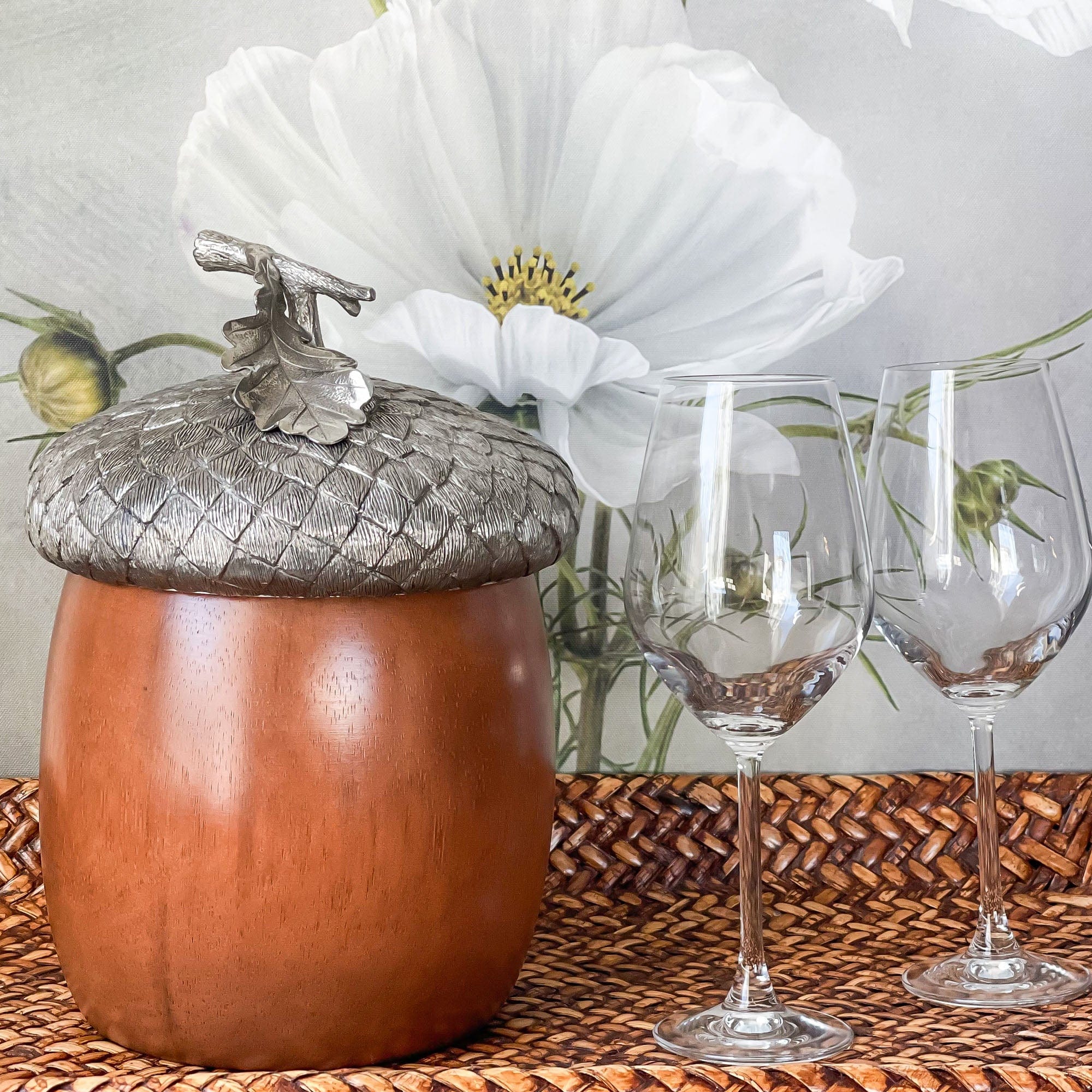 Vagabond House Wood Acorn Ice Bucket - Image 7
