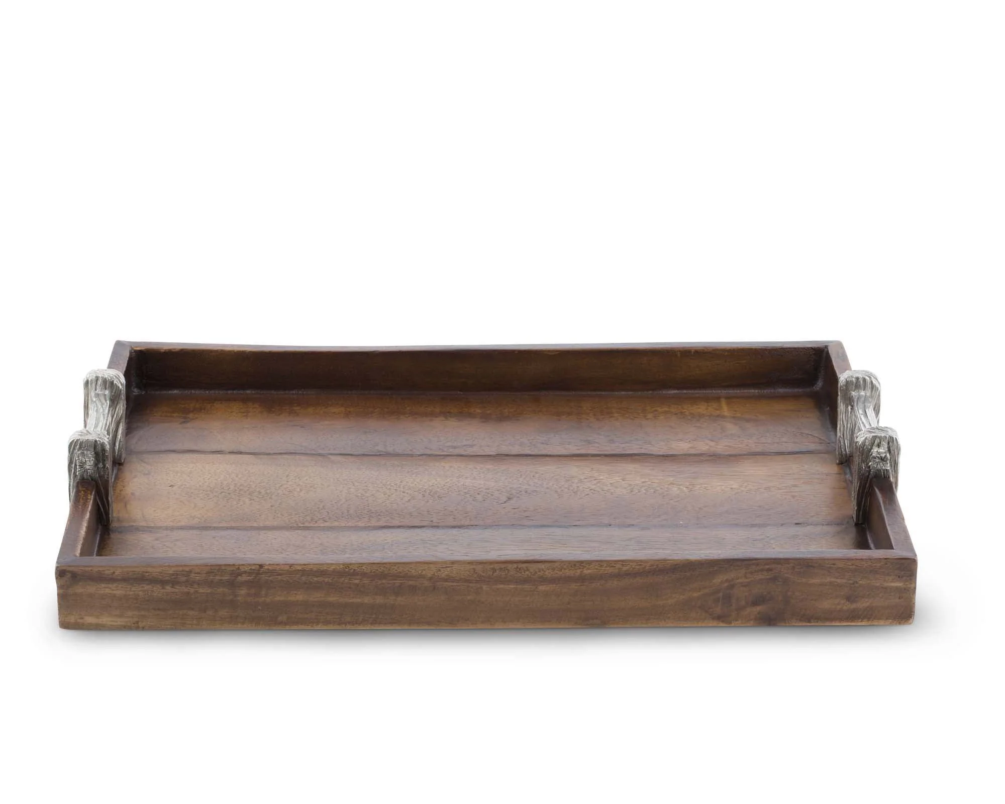 Vagabond House Wood Tray With Faux Bois Handles - Image 2