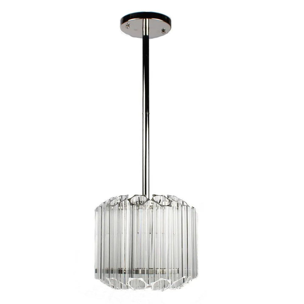 Vela Pendant Clear by Viz Glass P-D3-1PN