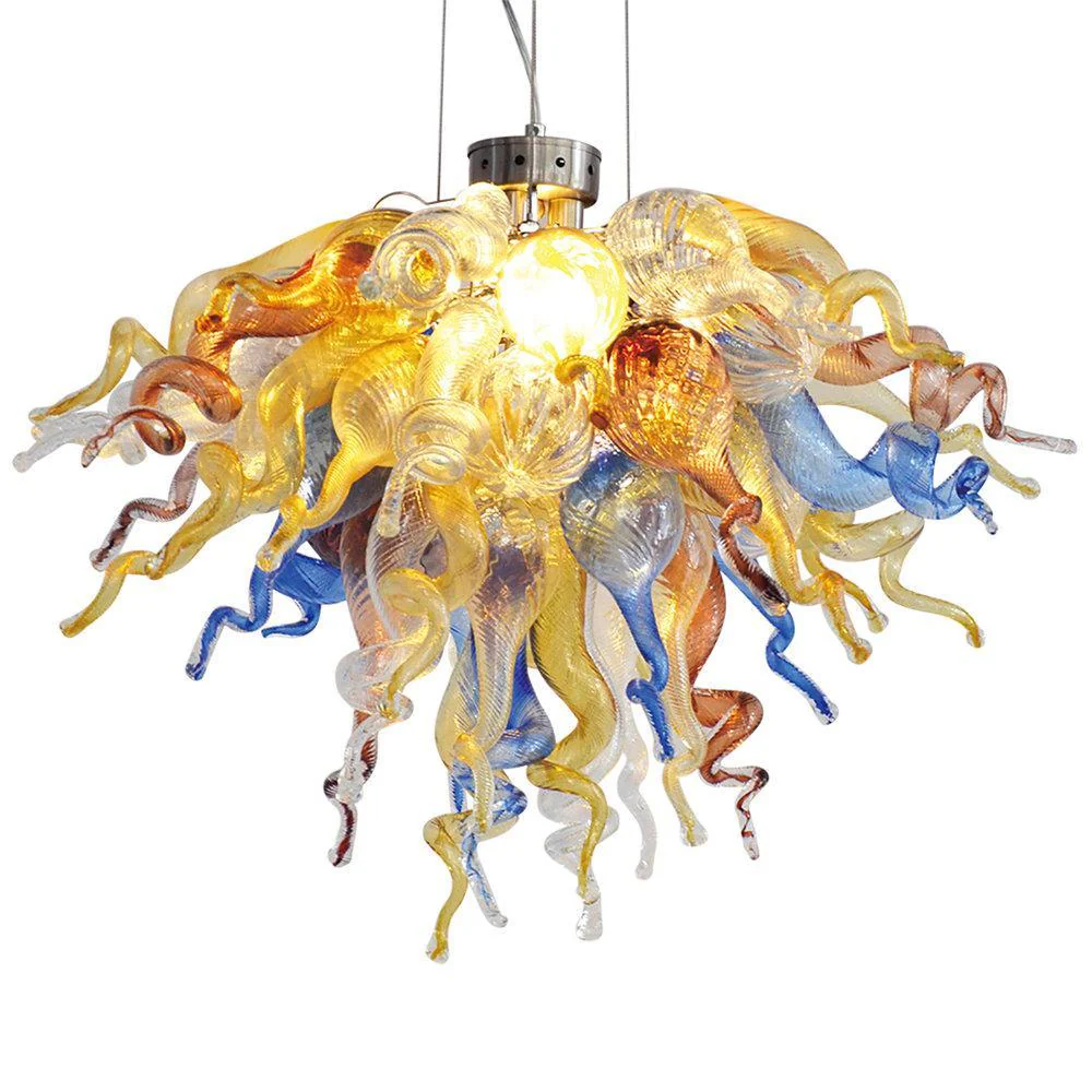 Viz Art Glass ColorSelect Mountain River Large Chandelier - Image 3