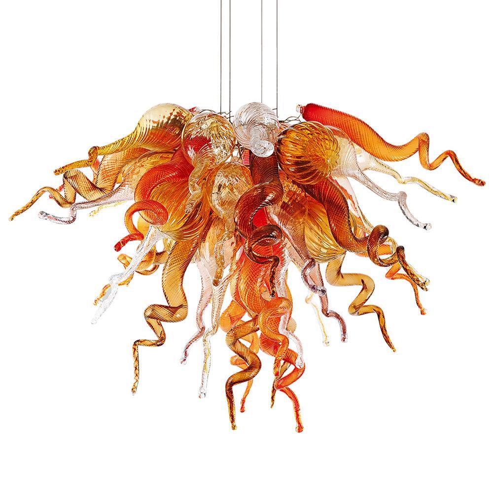 Viz Art Glass ColorSelect Autumn Large Chandelier - Image 2