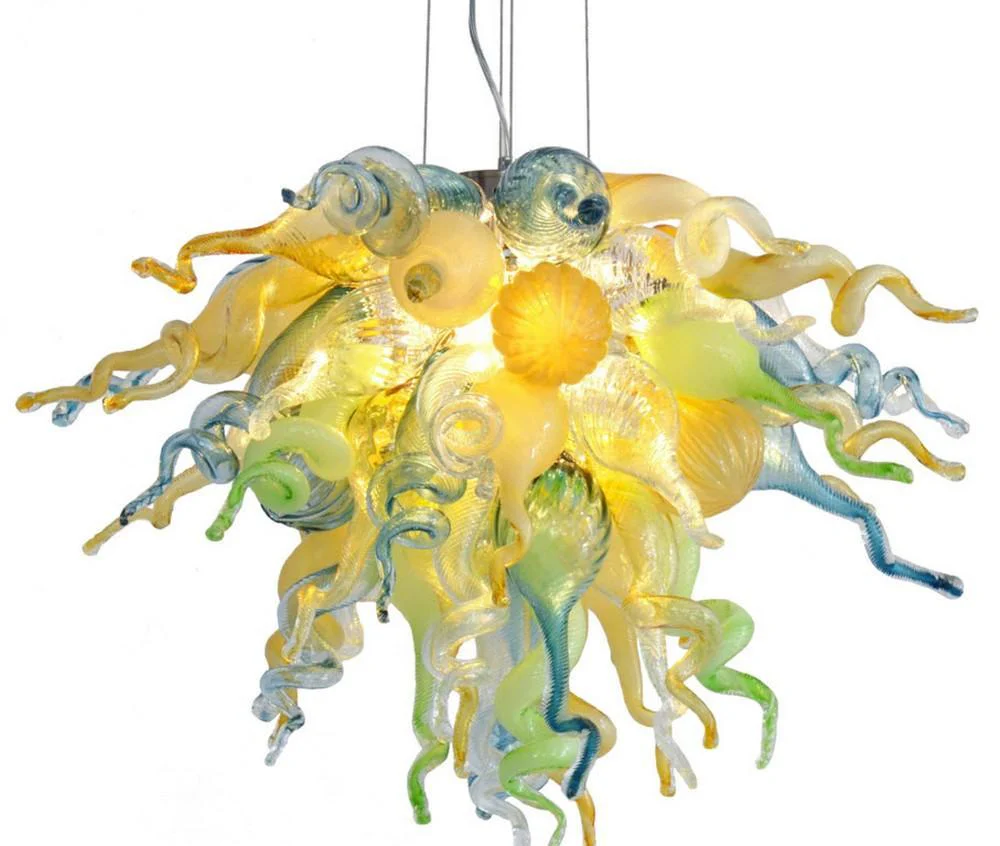 Viz Art Glass ColorSelect California Sunshine Large Chandelier