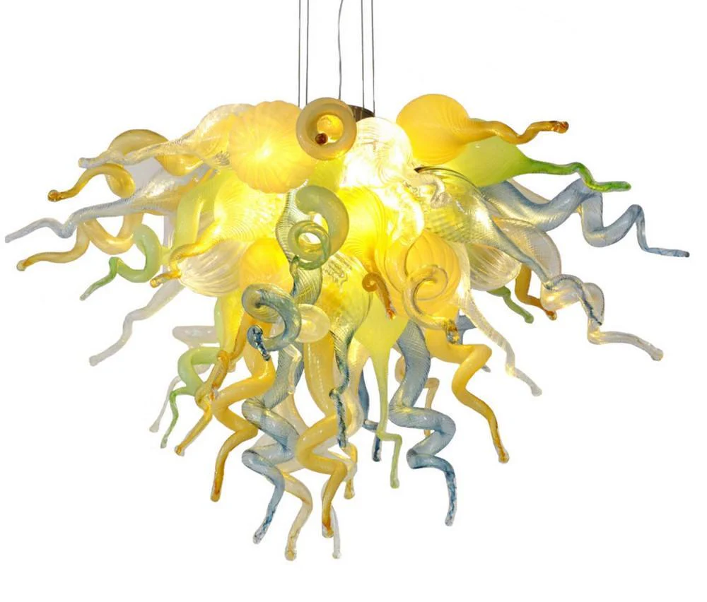 Viz Art Glass ColorSelect California Sunshine Small Chandelier