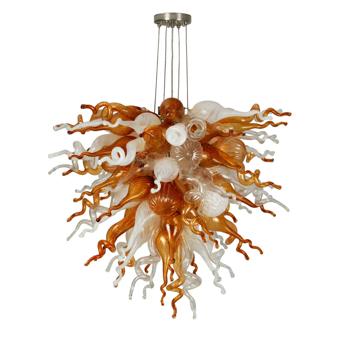 Viz Art Glass ColorSelect Arizona Sunset Large Chandelier