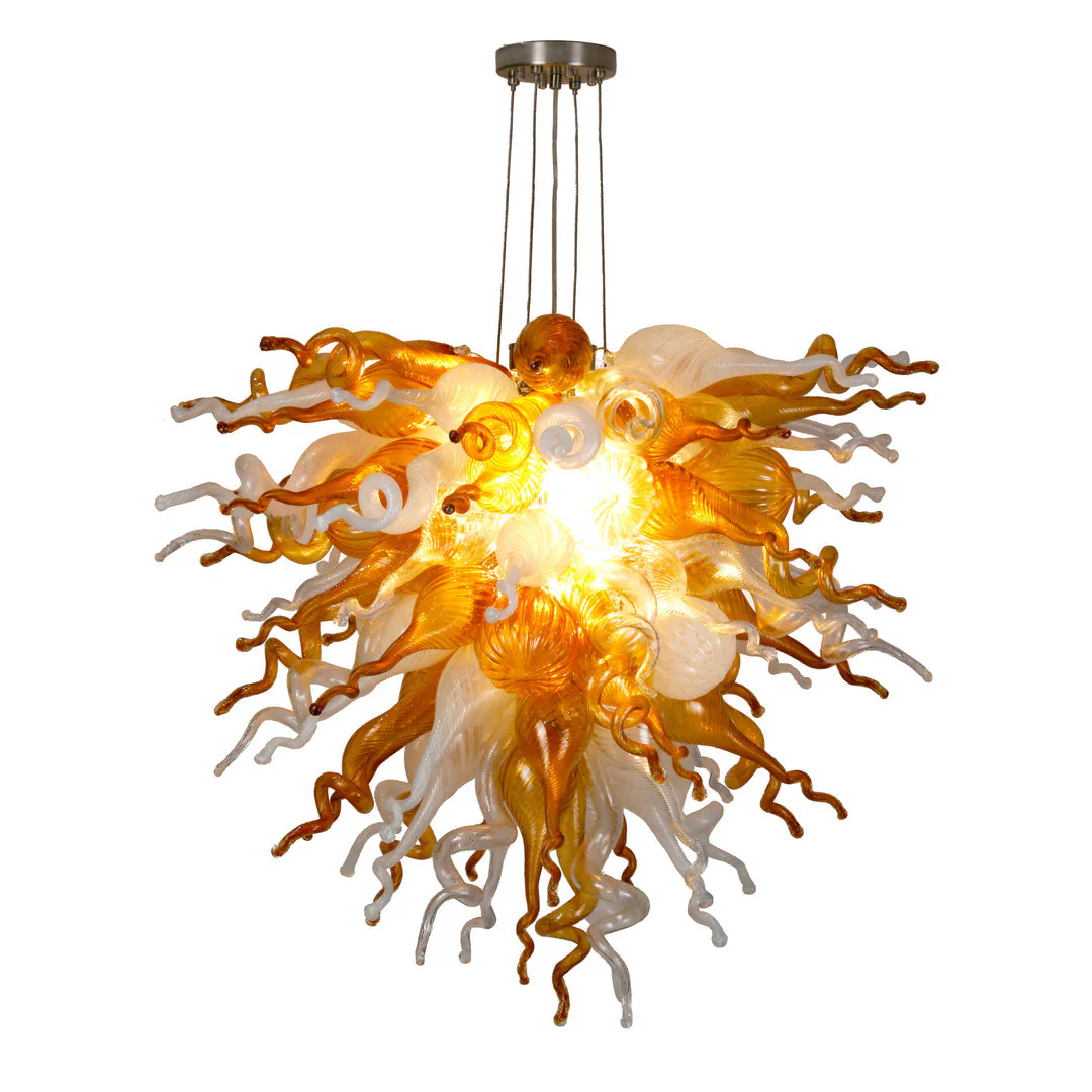 Viz Art Glass ColorSelect Arizona Sunset Large Chandelier - Image 2
