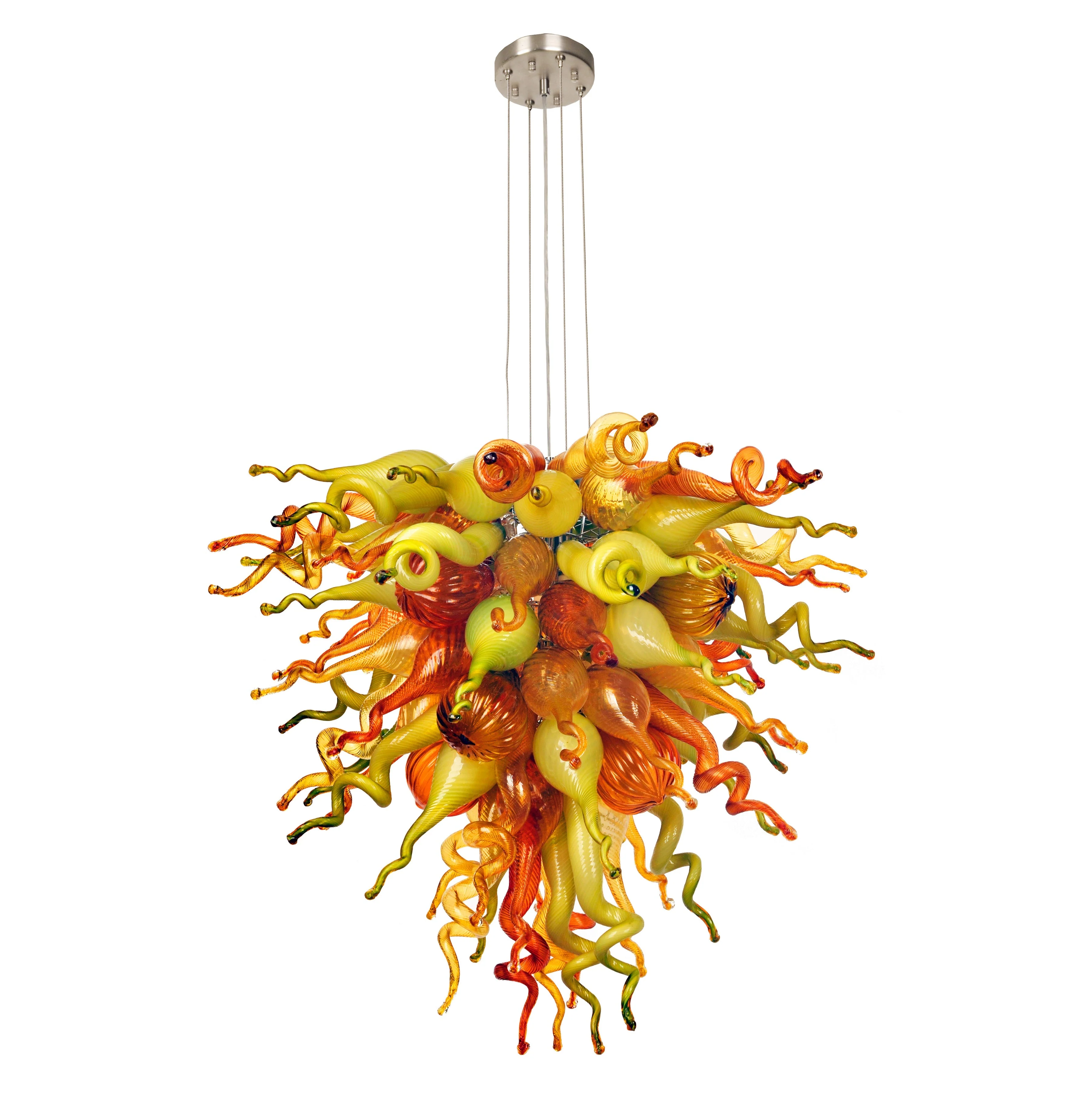 Viz Art Glass ColorSelect East Coast Autumn Large Chandelier - Image 2