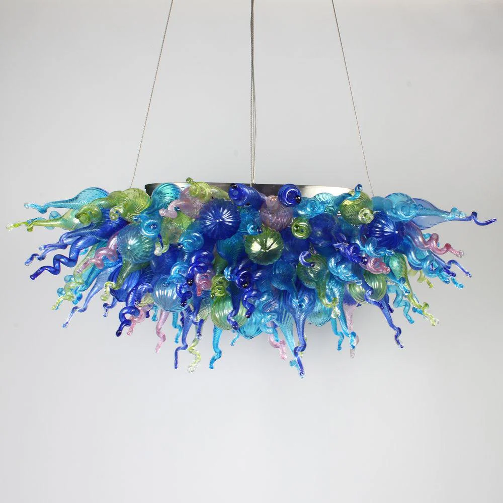 Viz Art Glass ColorSelect Linear Chandelier Mini Wonders of the Sea
