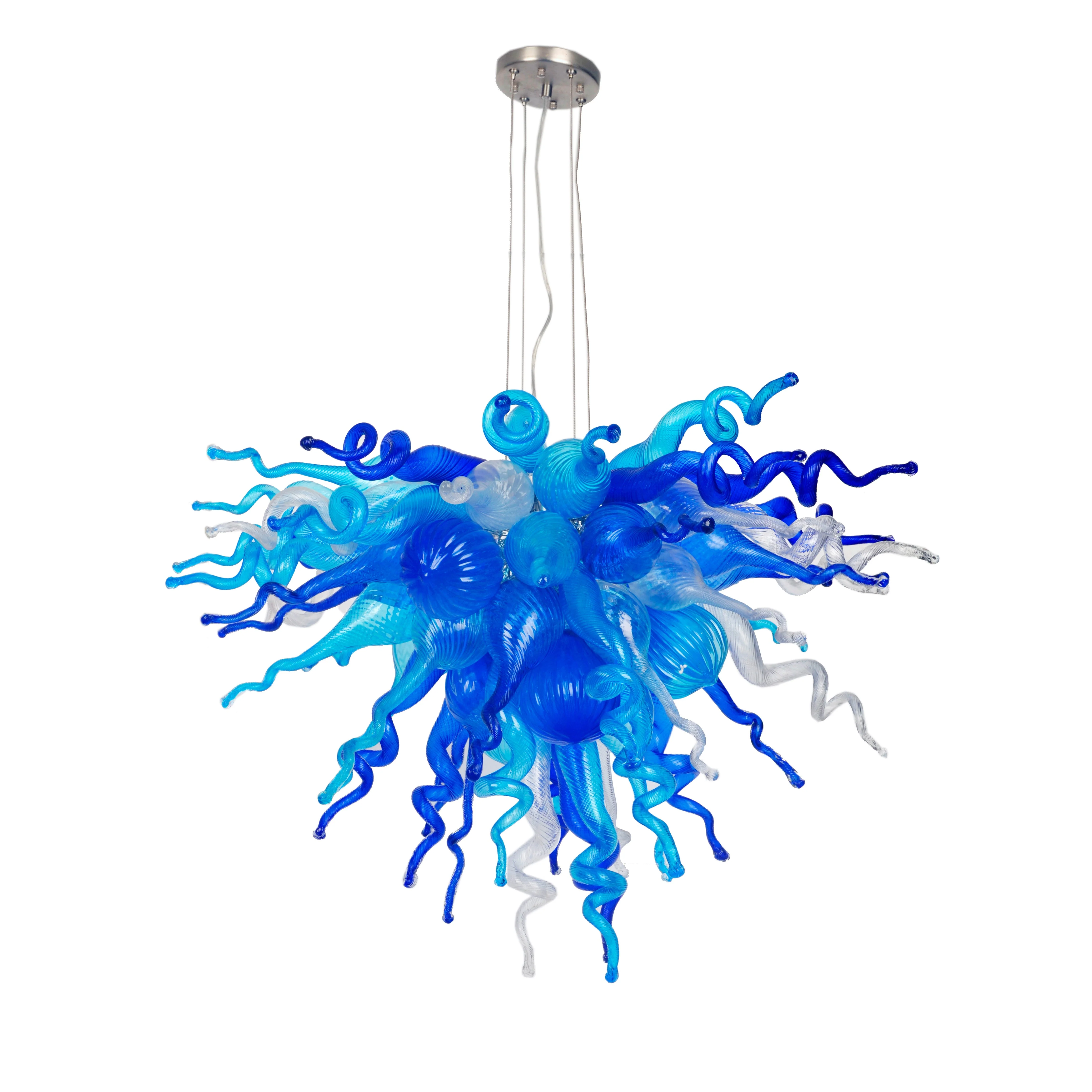 Viz Art Glass ColorSelect Waterfall Small Blown Glass Chandelier - Image 2
