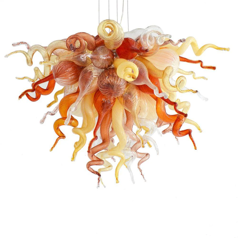 Viz Art Glass ColorSelect Desert Rose Mini Chandelier - Image 2