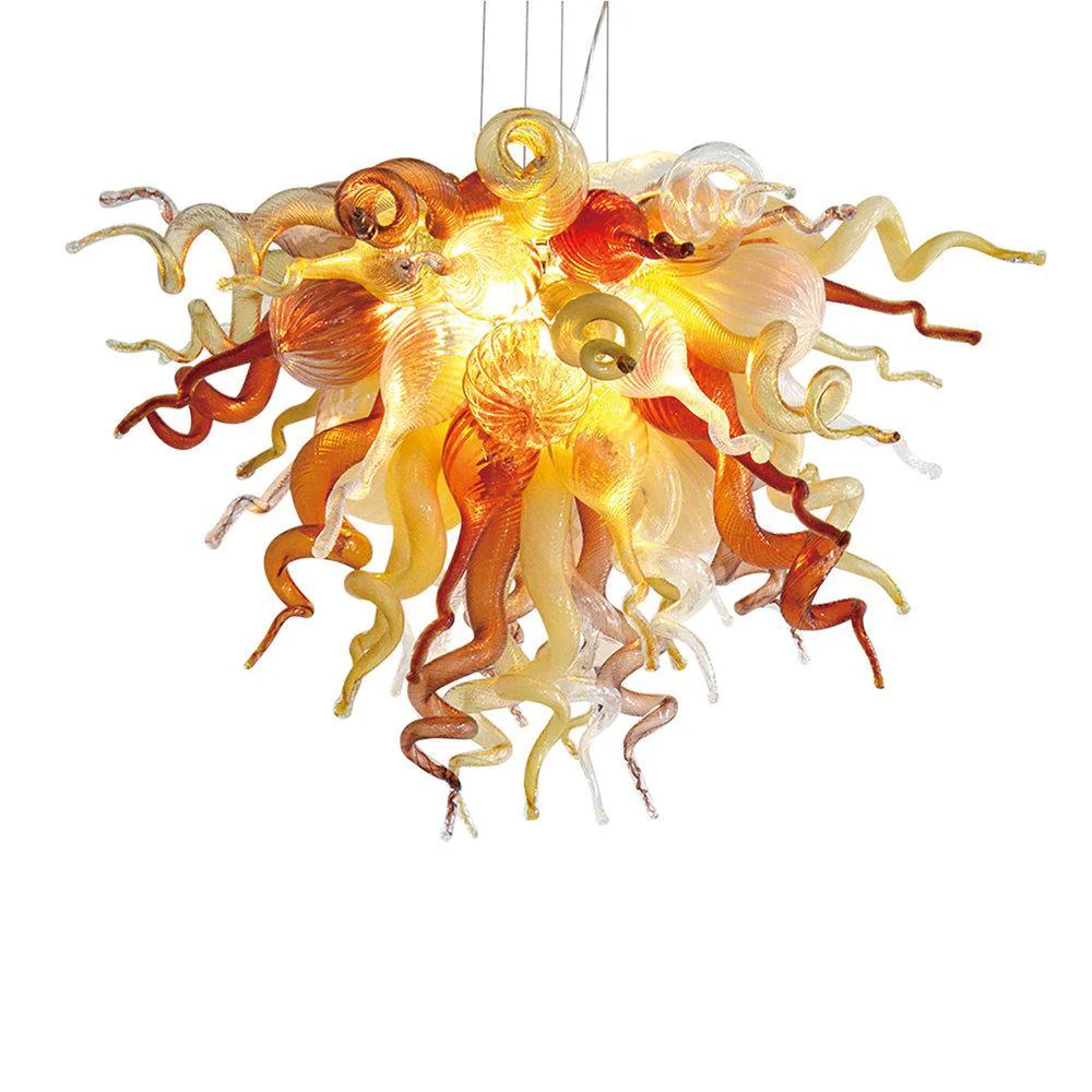 Viz Art Glass ColorSelect Desert Rose Mini Chandelier - Image 3