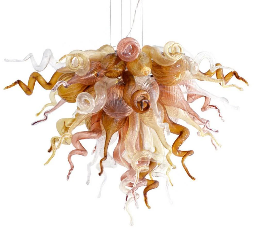 Viz Art Glass ColorSelect Frontier Timber Large Chandelier