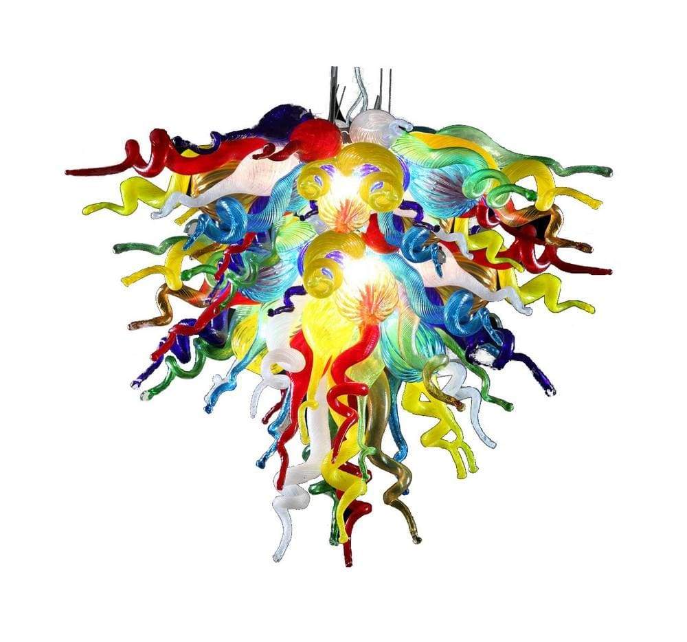 Viz Art Glass ColorSelect Large Multi-Color Chandelier
