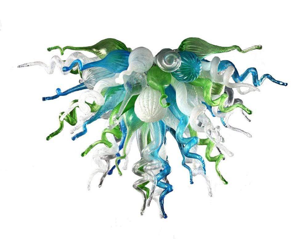 Viz Art Glass ColorSelect Ocean Mist Mini Chandelier