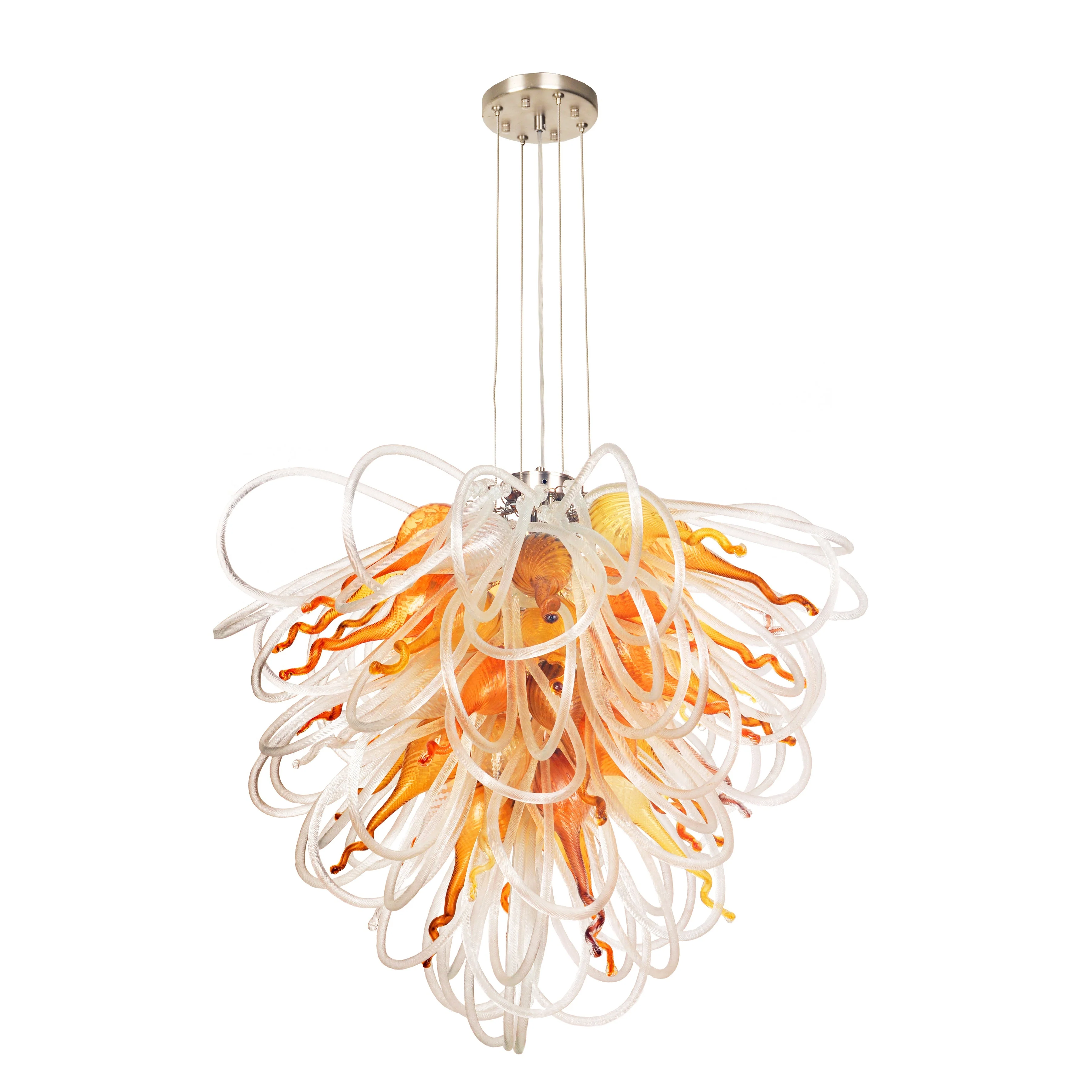 Viz Art Glass Orion Autumn Large Blown Glass Chandelier - Image 2