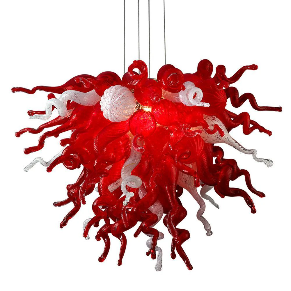 Viz Art Glass ColorSelect Small Red Love Chandelier - Image 2