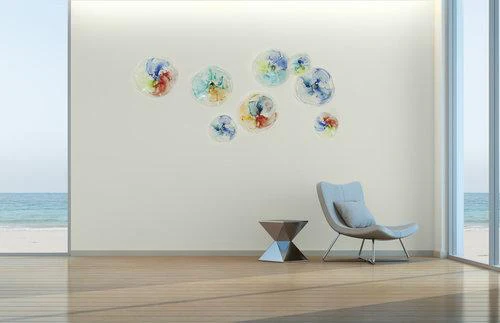 Water Color Wall Art Small by Viz Glass 7534SIR - Image 2