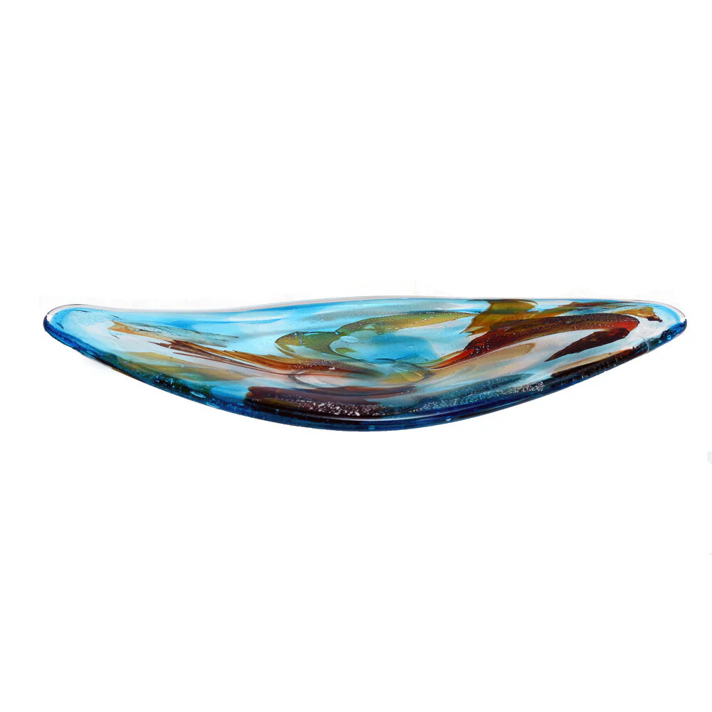 Watercolor Bowl by Viz Glass