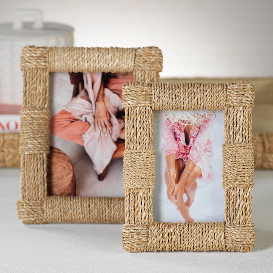 Abaca Rope Photo Frame- 5" x 7" - Image 3