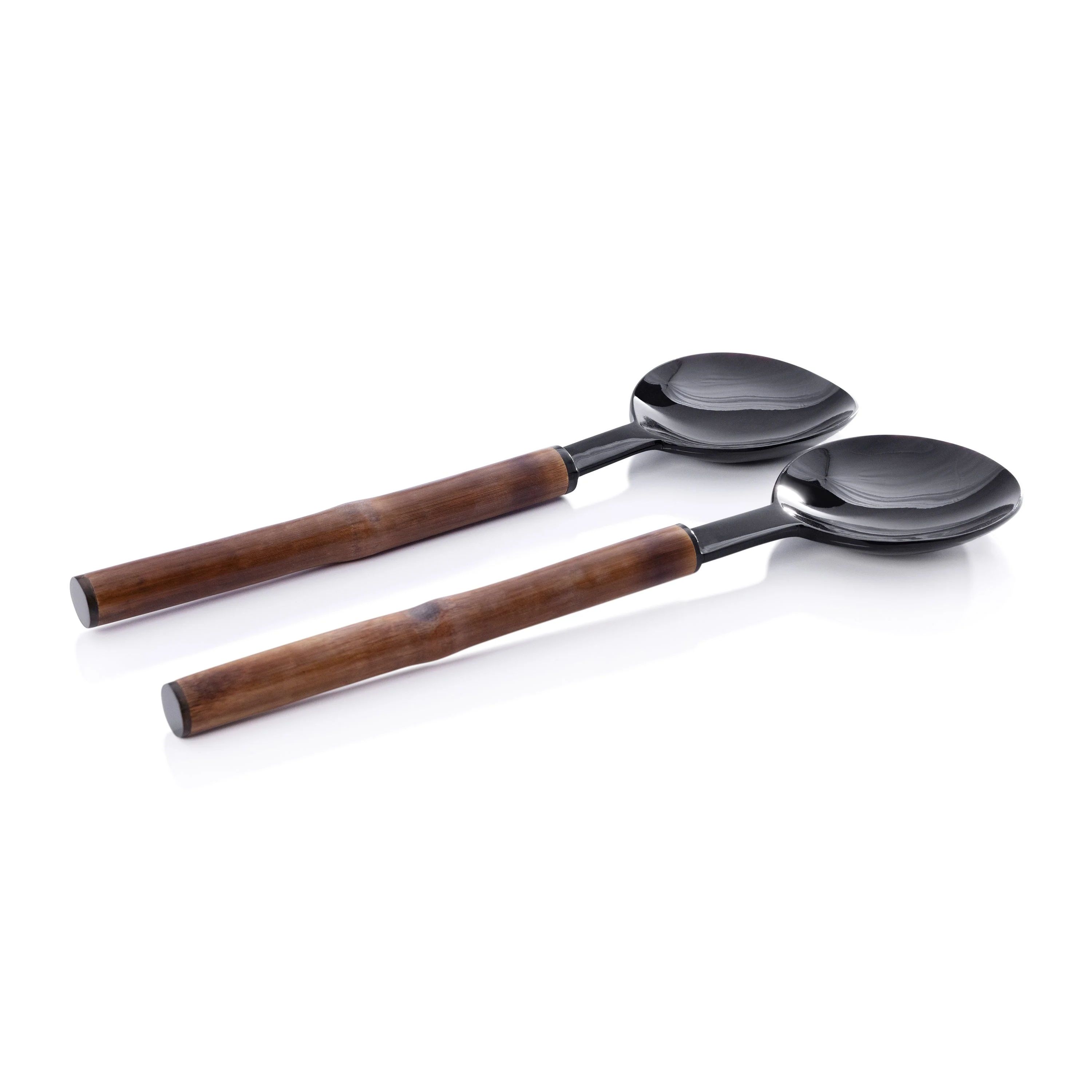 Bamboo and Horn Server Set - 15 in