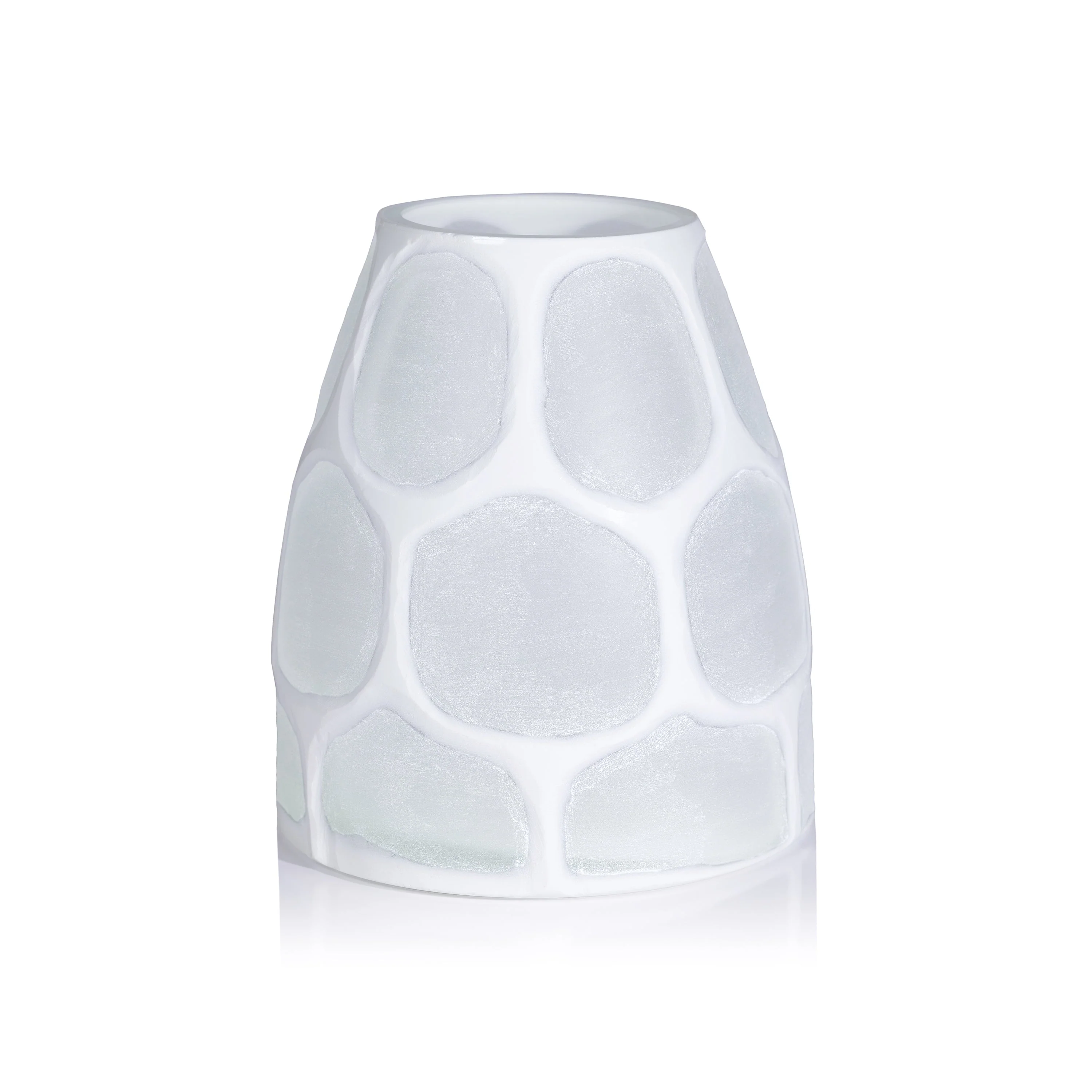 Cape Coral Glass Vase / Hurricane