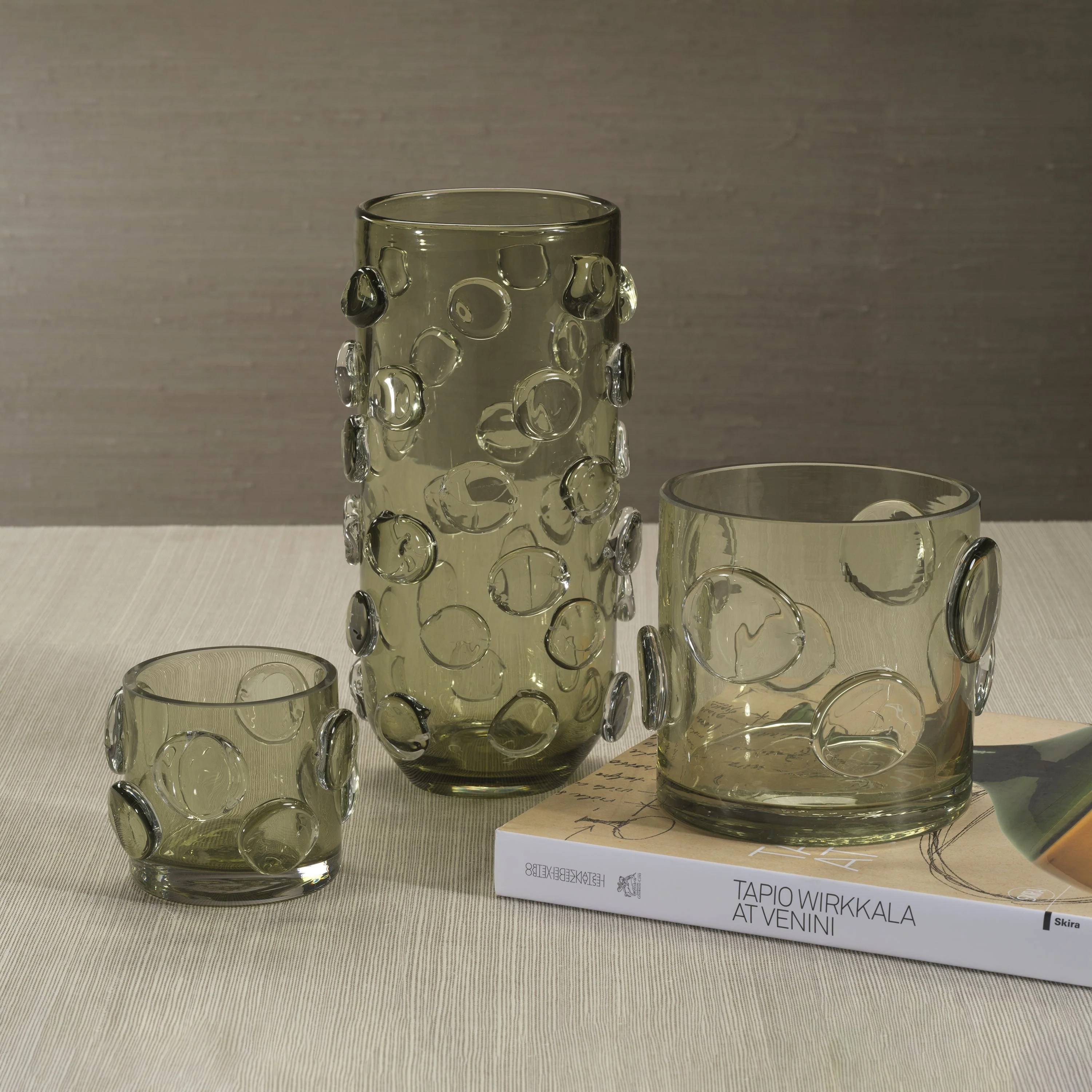 Celeste All-Purpose Glass - Olive Green - Small - Image 2