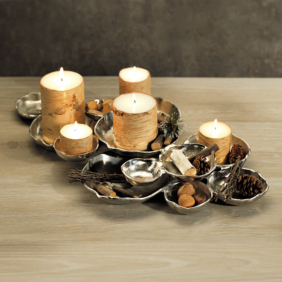 Cluster of Twelve Silver Serving Bowls- Round - Image 2