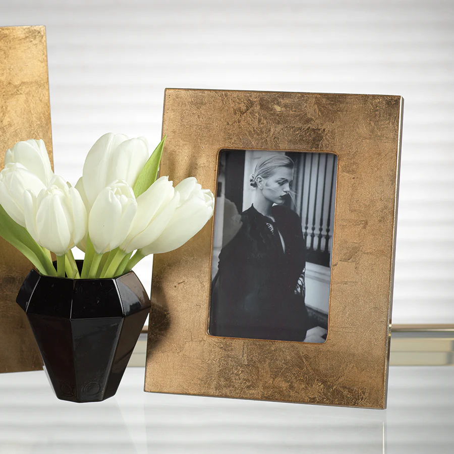 Gold Leaf Photo Frame- 4"x 6" - Image 2