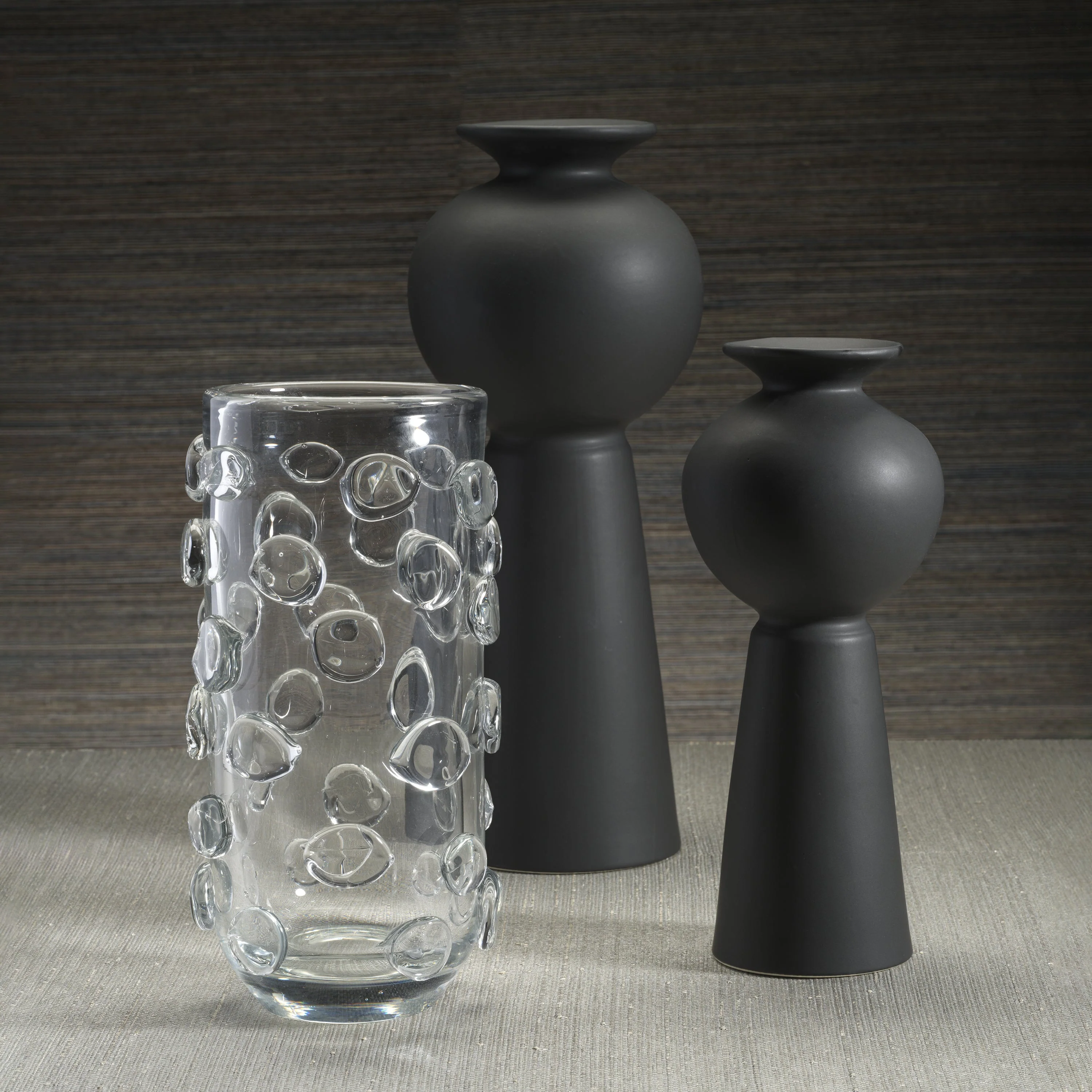 Kyoto Modern Vase - Matte Black - Large - Image 2