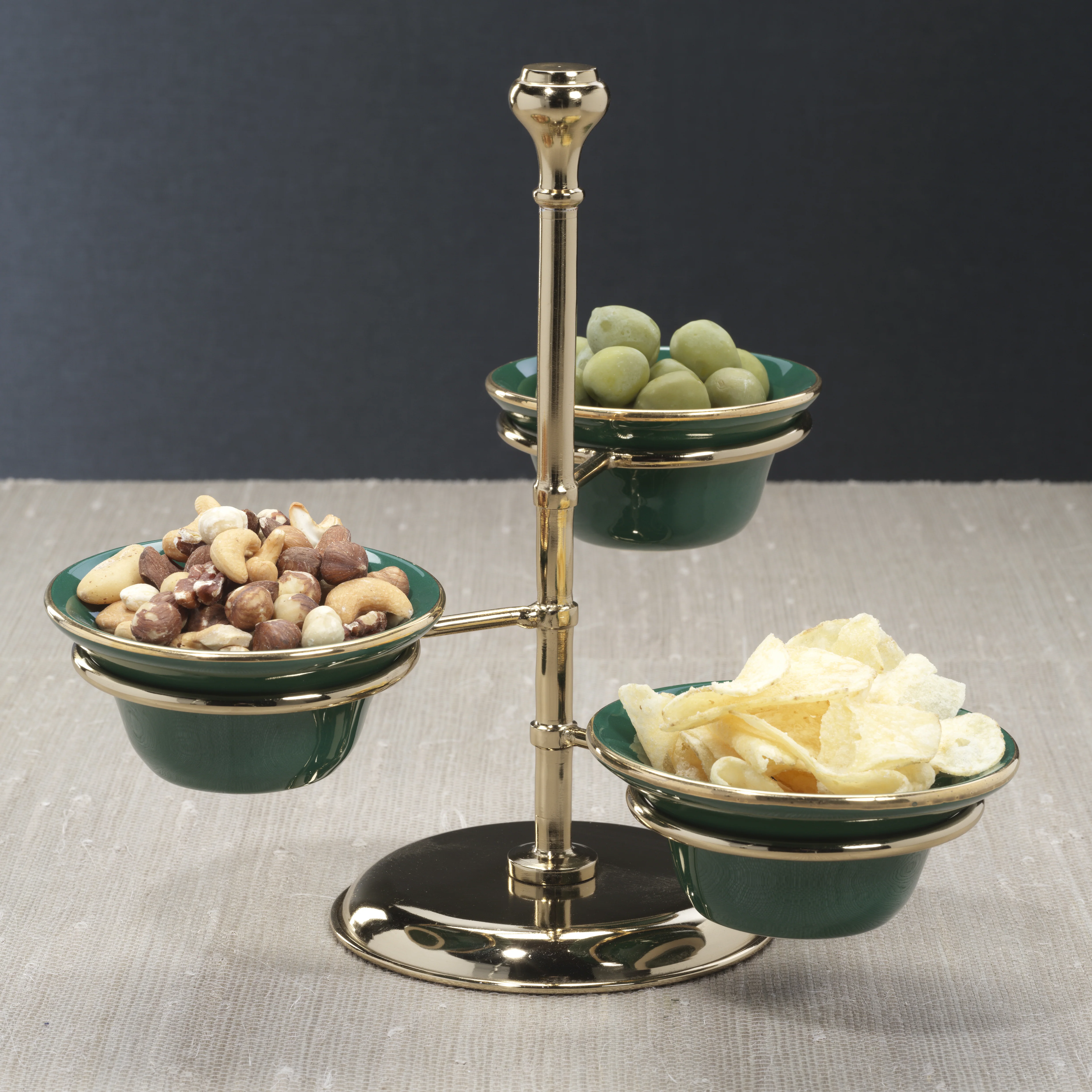 Monte Napoleone 3-Tier Condiment Bowl Set - Image 2
