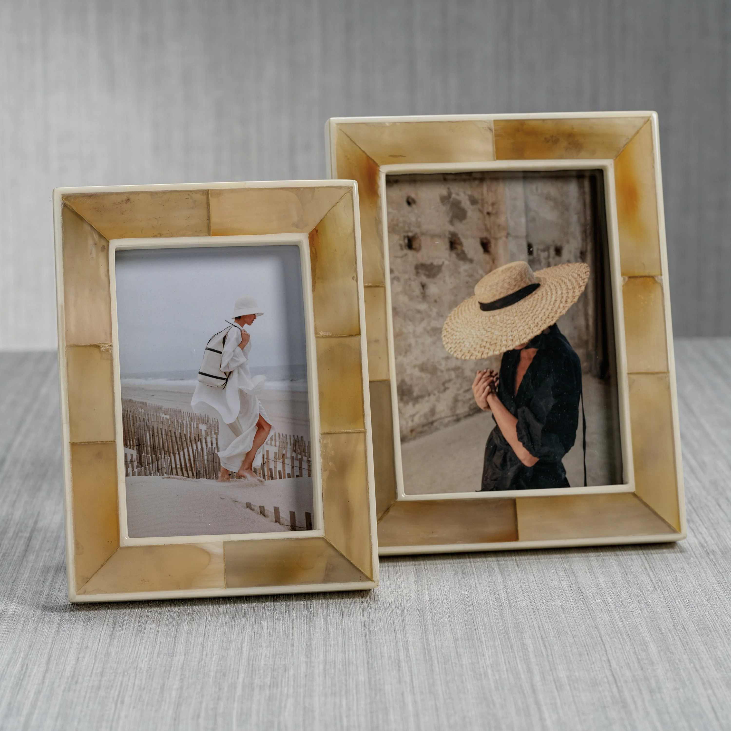 Natural Horn & Bone Photo Frames 4" x 6" - Image 2