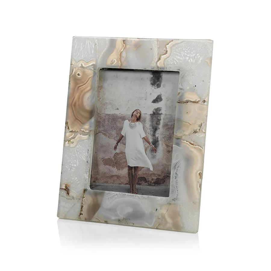 Preto Agate Photo Frame- 5" x 7"