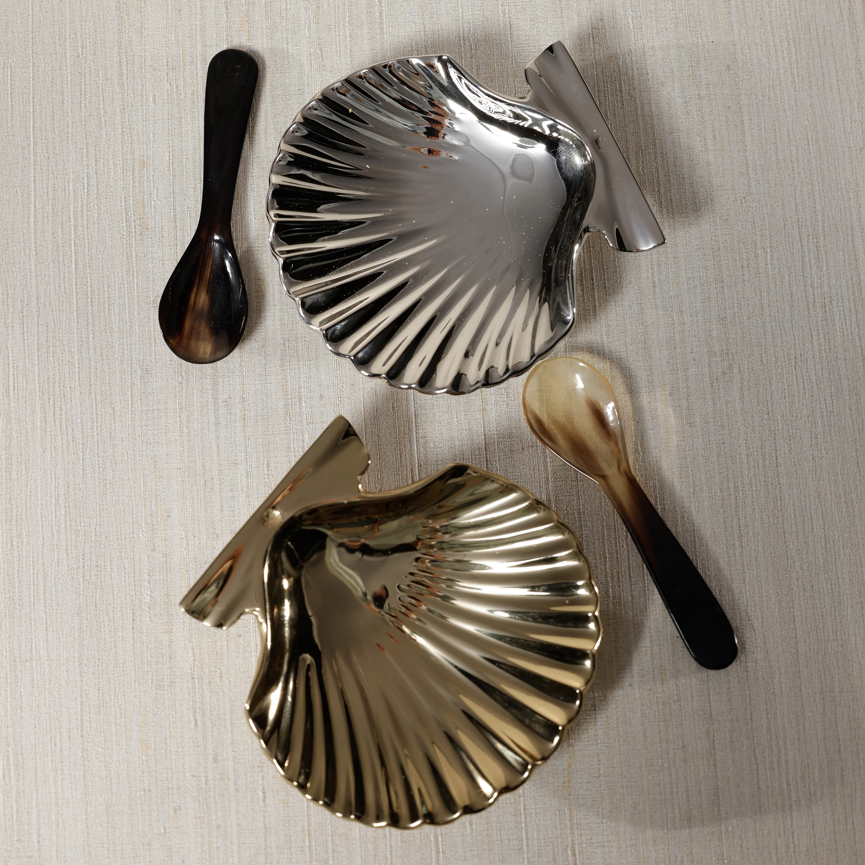 Sanibel Shell Tray- Polished Nickel - Image 2